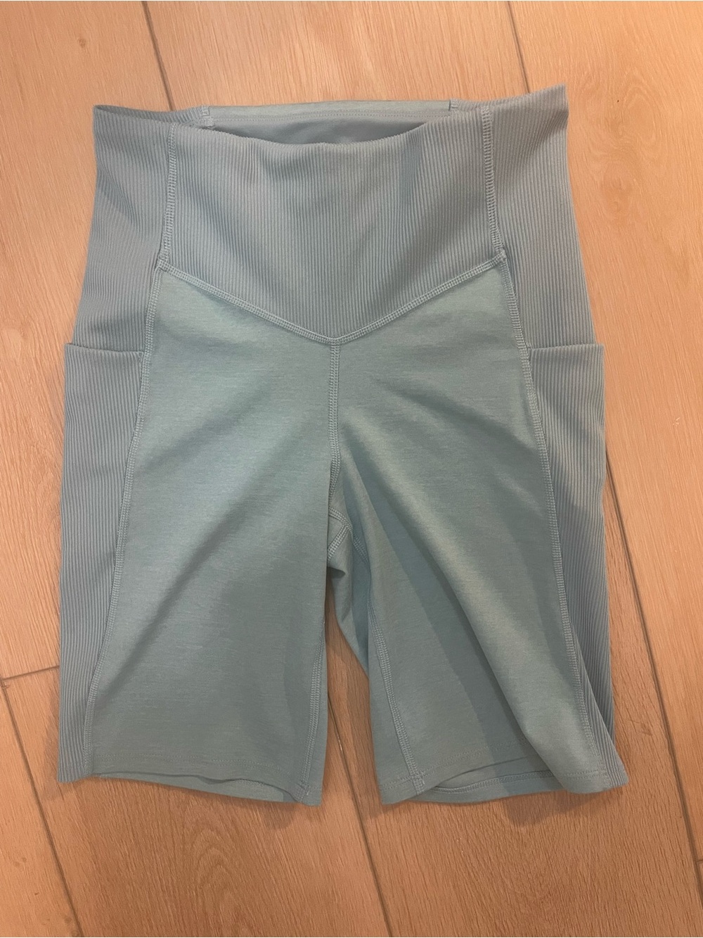 High-Waist Women's The NorthFace Bike Shorts in Light Sage